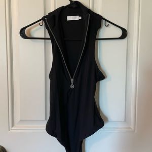 Meshki zip up bodysuit